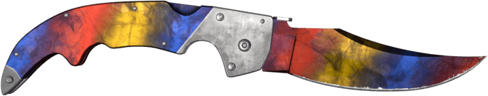 ★ 彎刃匕首 | 大理石漸層 (輕微磨損)