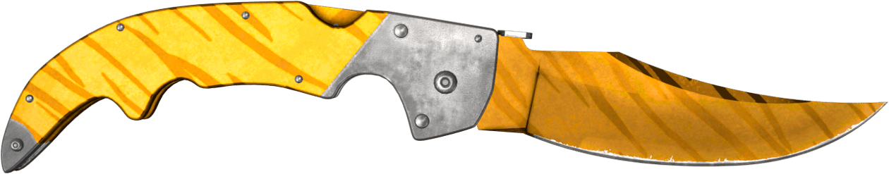 Preview image 1 of ★ Falchion Knife | Tiger Tooth (Minimal wear)