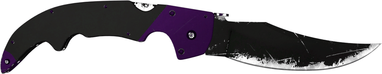 Preview image 2 of ★ StatTrak™ 彎刃匕首 | 致命紫羅蘭 (重度磨損)