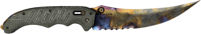 ★ StatTrak™ Coltello Flip | Case Hardened (Segnato dalle battaglie)