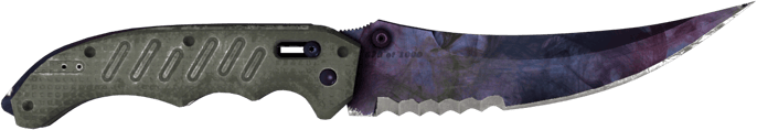 ★ StatTrak™ Cuchillo plegable | Doppler Black Pearl (Casi nuevo)
