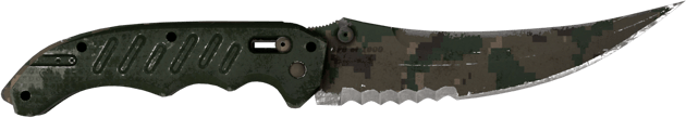 ★ StatTrak™ 折疊式軍刀 | 森林數位迷彩 (戰痕累累)