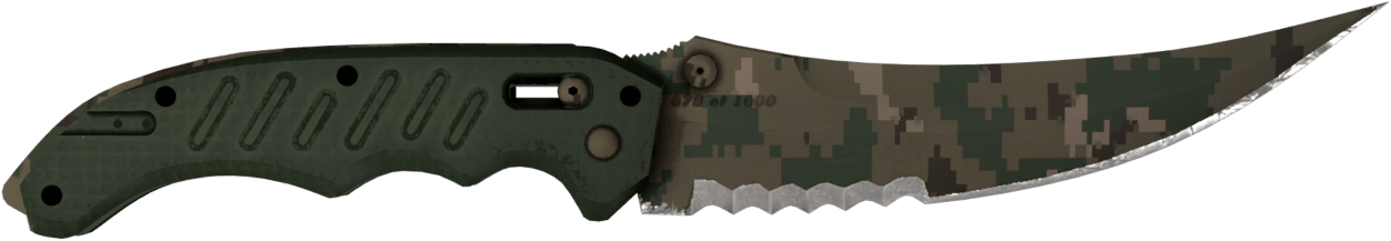 Preview image 1 of ★ 折疊式軍刀 | 數位森林 (輕微磨損)