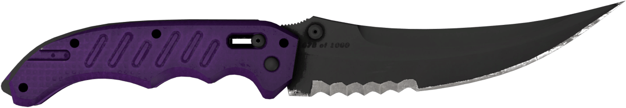 Preview image 1 of Cuchillo plegable ★ | Ultravioleta (Casi nuevo)