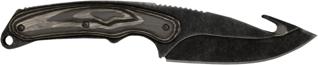 ★ StatTrak™ Couteau à éviscérer | Noir stratifié (Marquée par les combats)