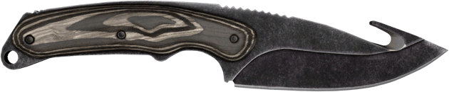 ★ StatTrak™ Couteau à éviscérer | Noir stratifié (Neuve)