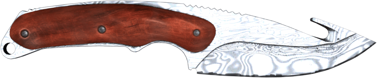 Preview image 2 of Faca Gut Hook (★) | Aço de Damasco (Factory new)