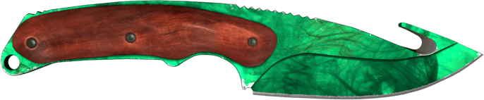 ★ Kancalı Bıçak | Gamma Doppler Zümrüt (Az Aşınmış)