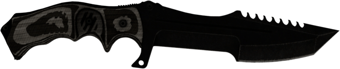 ★ StatTrak™ 獵刀 | 黑層壓版 (戰痕累累)