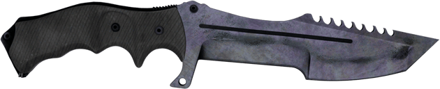 ★ StatTrak™ Huntsman Knife | Blue Steel (Well-Worn)