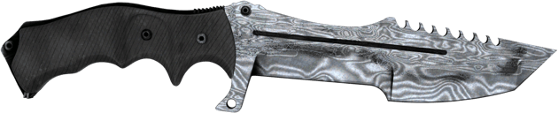 ★ StatTrak™ Jagdmesser | Damaszener Stahl (Kampfspuren)