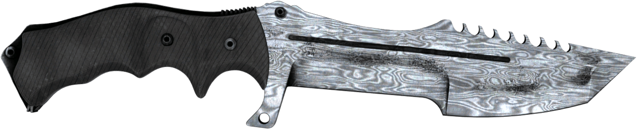 Preview image 2 of StatTrak™ Cuchillo del Cazador ★ | Acero de damasco (Bastante desgastado)