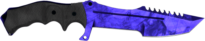 ★ Jagdmesser | Doppler Sapphire (Minimale Gebrauchsspuren)