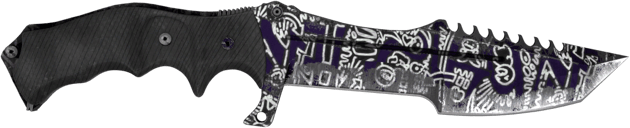 ★ StatTrak™ มีดนายพราน | Freehand (มีรอยถลอกอย่างมาก)