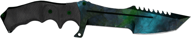 ★ Faca Huntsman | Gamma Doppler Fase 3 (Com Pouco Uso)