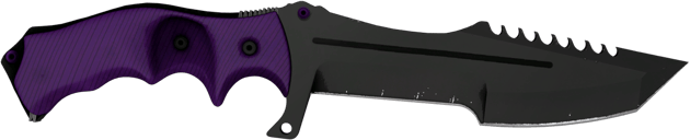 ★ StatTrak™ Faca Huntsman | Ultraviolet (Com Pouco Uso)