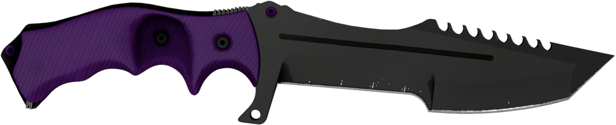Preview image 2 of StatTrak™ Cuchillo del Cazador ★ | Ultravioleta (Casi nuevo)