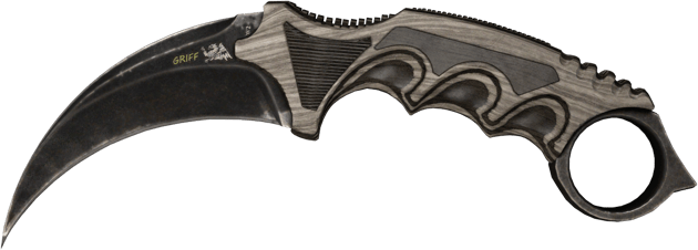 ★ StatTrak™ Karambit | Siyah Laminant (Savaş Görmüş)