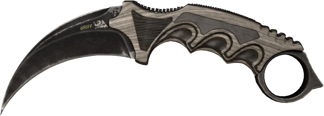 Preview image 1 of ★ Karambit | Black Laminate (Battle-scarred)