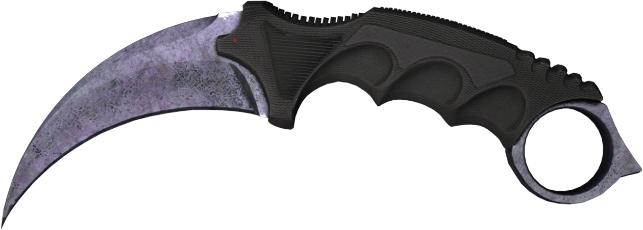 Preview image 2 of Karambit ★ | Azul metalizado (Deplorable)