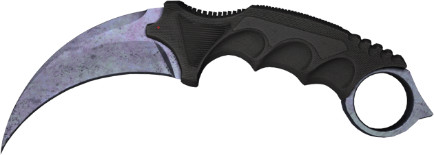 ★ StatTrak™ Karambit | Acier bleui (Testée sur le terrain)