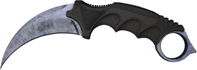 ★ StatTrak™ มีดคารัมบิต | Blue Steel (มีรอยถลอกเล็กน้อย)