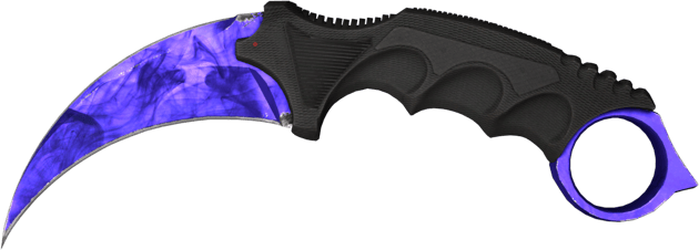 ★ StatTrak™ Karambit | Doppler Sapphire (Usura minima)