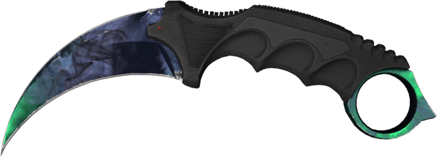 ★ StatTrak™ Karambit | Doppler Gamma Phase 1 (Très peu usée)