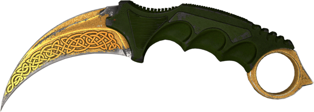 ★ StatTrak™ Karambit | Tradicional (Bastante desgastado)