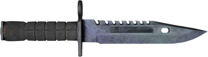 ★ StatTrak™ M9 Bayonet | Blue Steel (Com Pouco Uso)