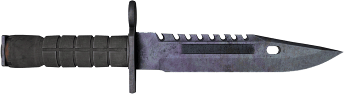 ★ StatTrak™ M9 Bayonet | Blue Steel (WW - Khá mòn)
