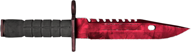 ★ StatTrak™ M9 刺刀 | 都卜勒 Ruby (輕微磨損)