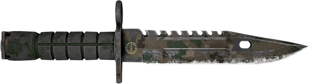 ★ StatTrak™ Baionetta M9 | Forest DDPAT (Segnato dalle battaglie)