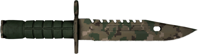 ★ StatTrak™ M9バヨネット | Forest DDPAT (未使用)