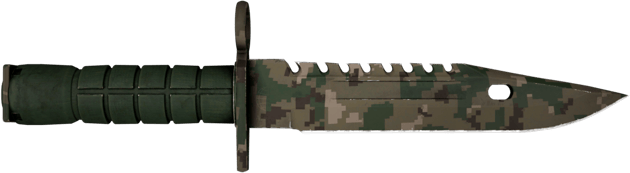 ★ StatTrak™ Baïonnette M9 | Tempéré numérique (Très peu usée)