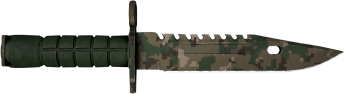 ★ StatTrak™ Baïonnette M9 | Tempéré numérique (Très peu usée)