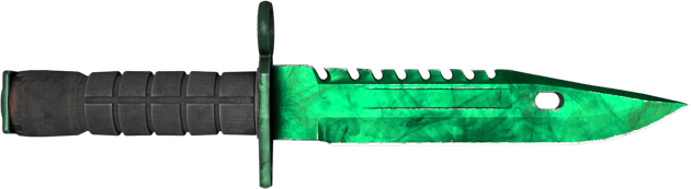 ★ StatTrak™ Bayoneta M9 | Doppler gamma Esmeralda (Casi nuevo)