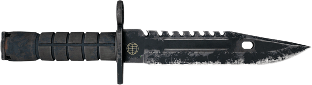 ★ StatTrak™ M9-Bajonett | Nacht (Kampfspuren)