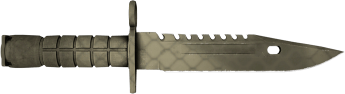 ★ StatTrak™ M9 刺刀 | 狩獵網格 (輕微磨損)