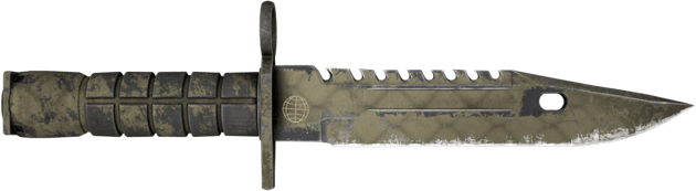 ★ StatTrak™ M9 刺刀 | 狩獵網格 (重度磨損)