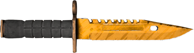 ★ StatTrak™ Bayoneta M9 | Diente de tigre (Casi nuevo)