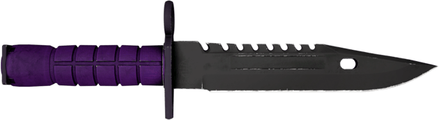 ★ StatTrak™ Baïonnette M9 | Ultraviolet (Très peu usée)