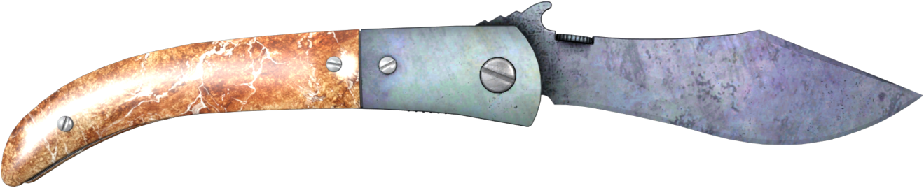 Blauer Stahl-Skins