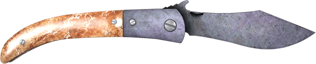 ★ StatTrak™ 西班牙折刀 | 藍鋼 (重度磨損)