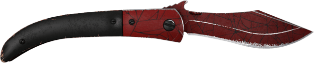 ★ Navaja | Tela escarlata (Bastante desgastado)