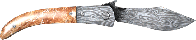 ★ StatTrak™ 나바하 칼 | 다마스크 강철 (전투로 닳고 닳은)