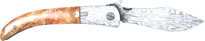 Navaja Knife | Damascus Steel image
