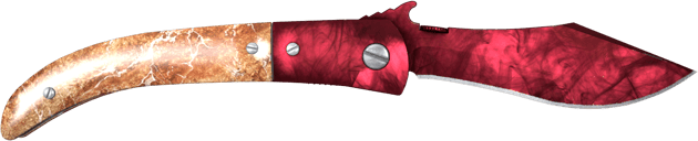 ★ StatTrak™ 折刀 | 多普勒 红宝石酒镇 (略有磨损)