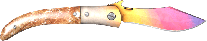 ★ StatTrak™ 折刀 | 渐变之色 (略有磨损)