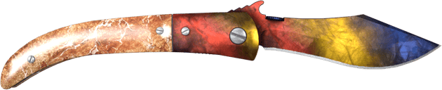 ★ StatTrak™ 西班牙折刀 | 大理石漸層 (輕微磨損)